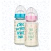 Baby Nova Dojčenská sklenená fľaša so širokým hrdlom 0-24m 230 ml