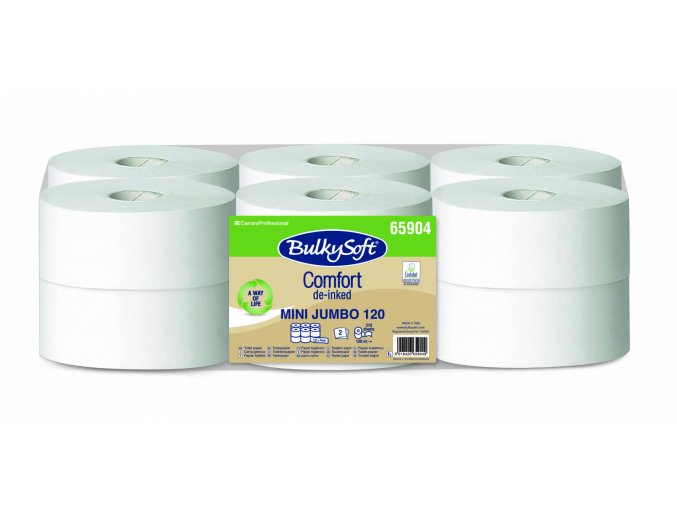 BULKYSOFT Comfort Mini Jumbo 120,2vrst., celluloza 12 rolí