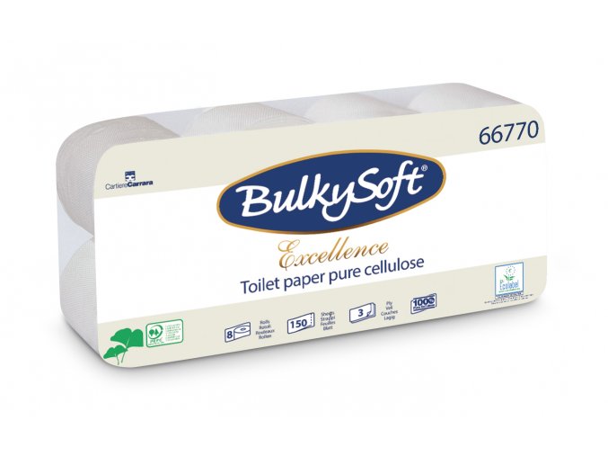 BULKYSOFT TP Excellence 3vr., 150út, 15,75m, celluloza, 8 rolí