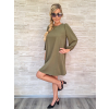 Khaki šaty COLLET
