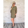 Khaki šaty COLLET