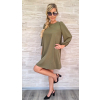 Khaki šaty COLLET