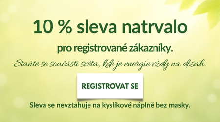10% sleva pro registrované zákazníky