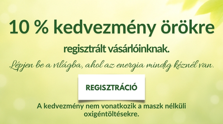 Regisztrált vásárlóknak 10% kedvezmény