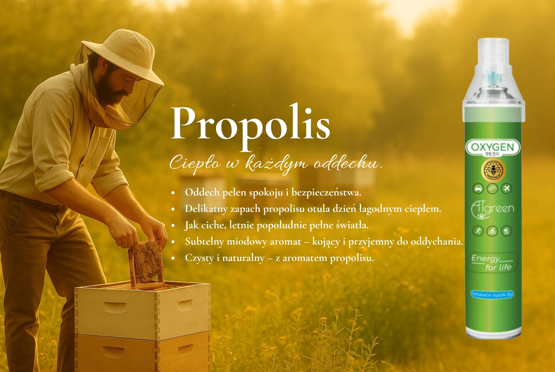 Tlen inhalacyjny, oxygen O2 (14L) 1 szt. - Propolis