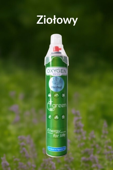 Tlen inhalacyjny, oxygen O₂ - Ziołowy