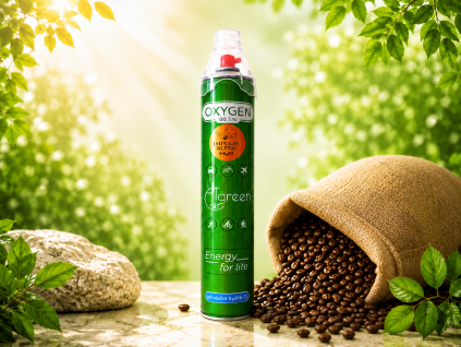 ATgreen inhalační kyslík oxygen Impulse Blend s maskou