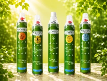 Tesztcsomag Inhalációs Oxigén O₂ (5 × 14 l)
