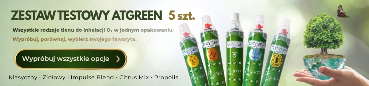 Zestaw do testu wdychania tlenu O₂