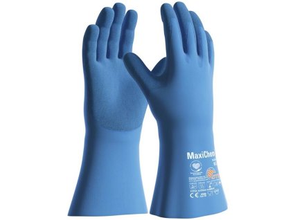ATG® chemické rukavice MaxiChem® 76-730 TRItech™ (Barva Modrá, Velikost 11)