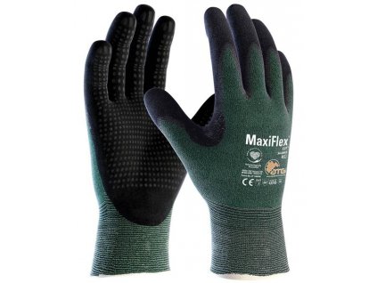 ATG® protiřezné rukavice MaxiFlex® Cut 34-8443 (Barva Zelená, Velikost V1/10)