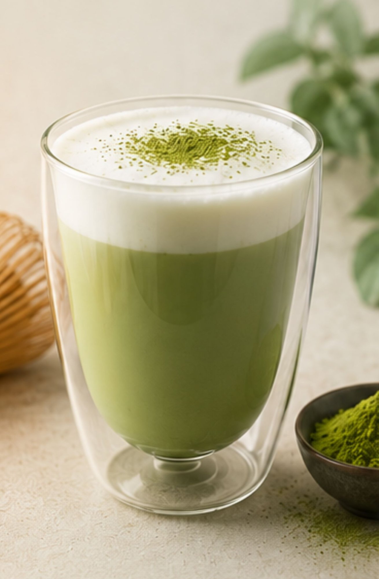 Almond Matcha Latte