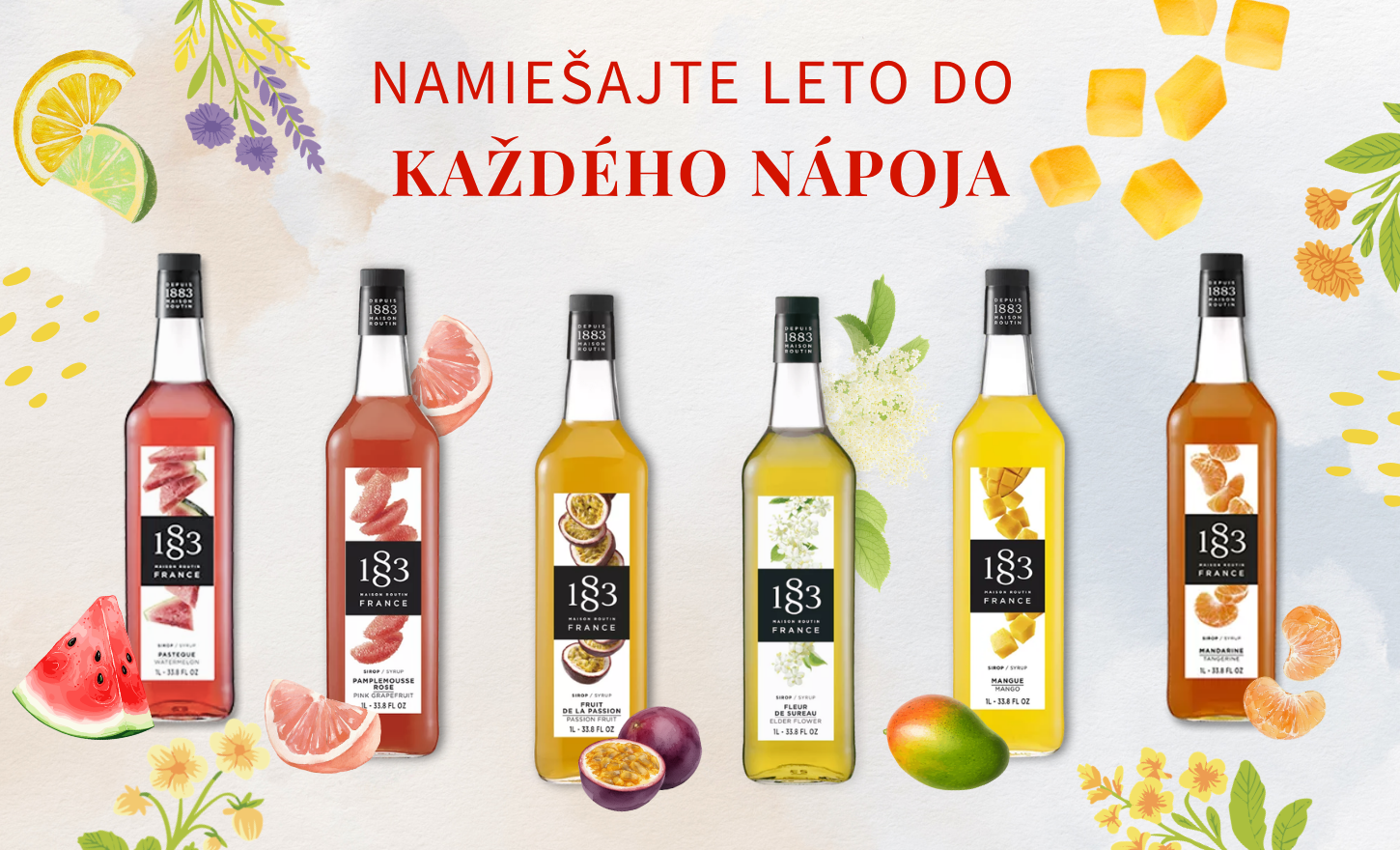 Letné ROUTIN Sirupy