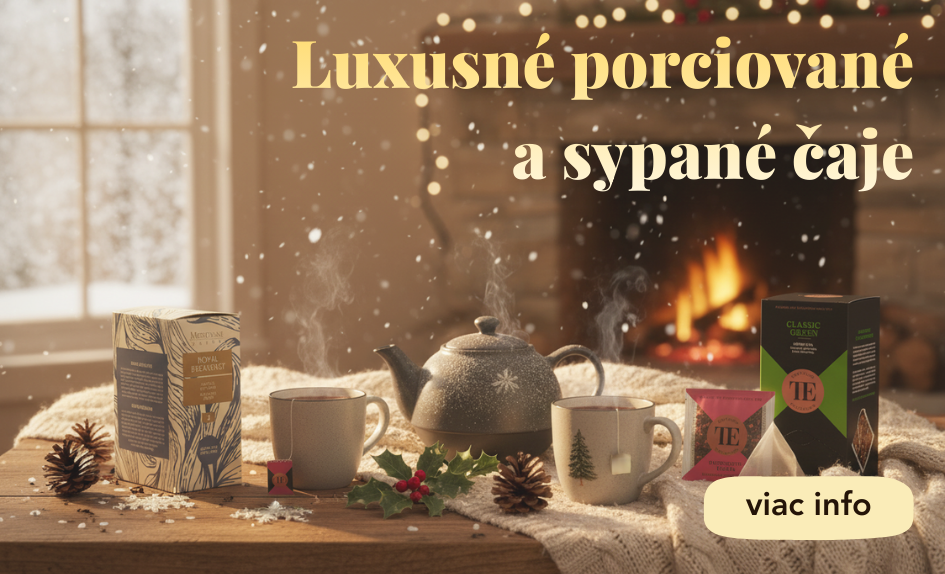 luxusné sypané a porciované čaje
