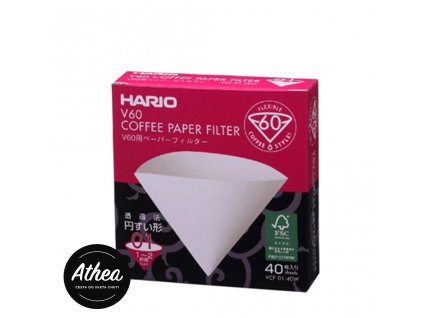 Produkt Hario V60 01 papierové filtre 40ks VCF-01-40W