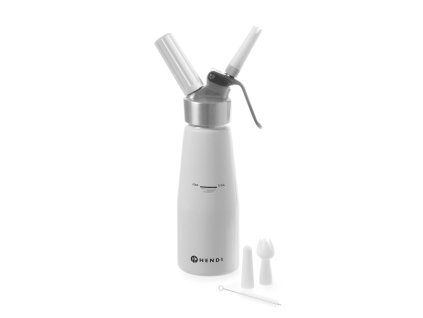 HENDI Fľaša na šľahačku 0,5l hliník_biela