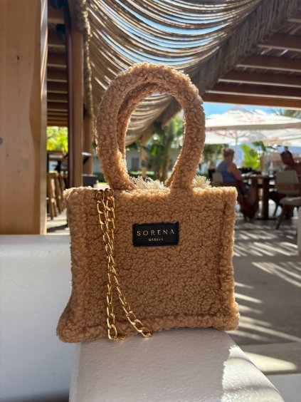 Dámska taška teddy mini bag s retiazkou