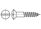 DIN 95 vrut do dřeva s čočkovou hlavou a průběžnou drážkou