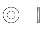 DIN 125A podložka plochá DIN125