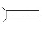 DIN 661 Nýt se zápustnou hlavou (od průměru 10 dle DIN 302) DIN661 DIN3024