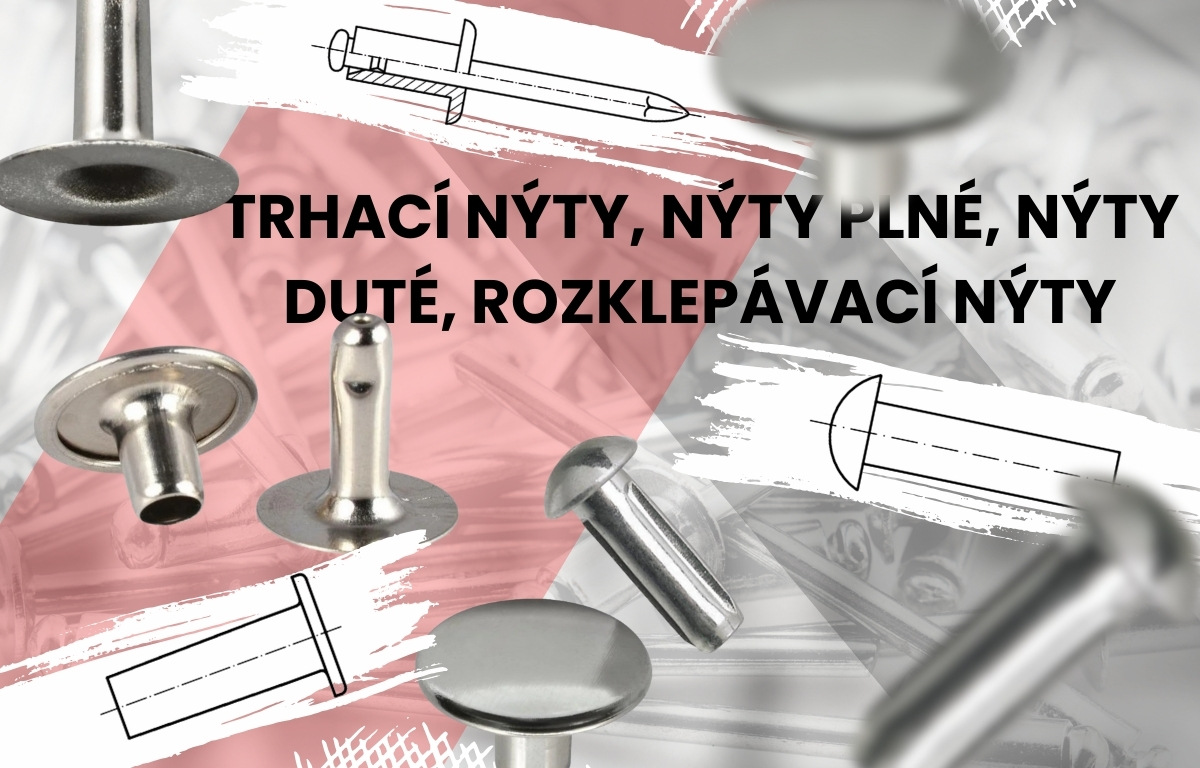 Trhací nýty infografika