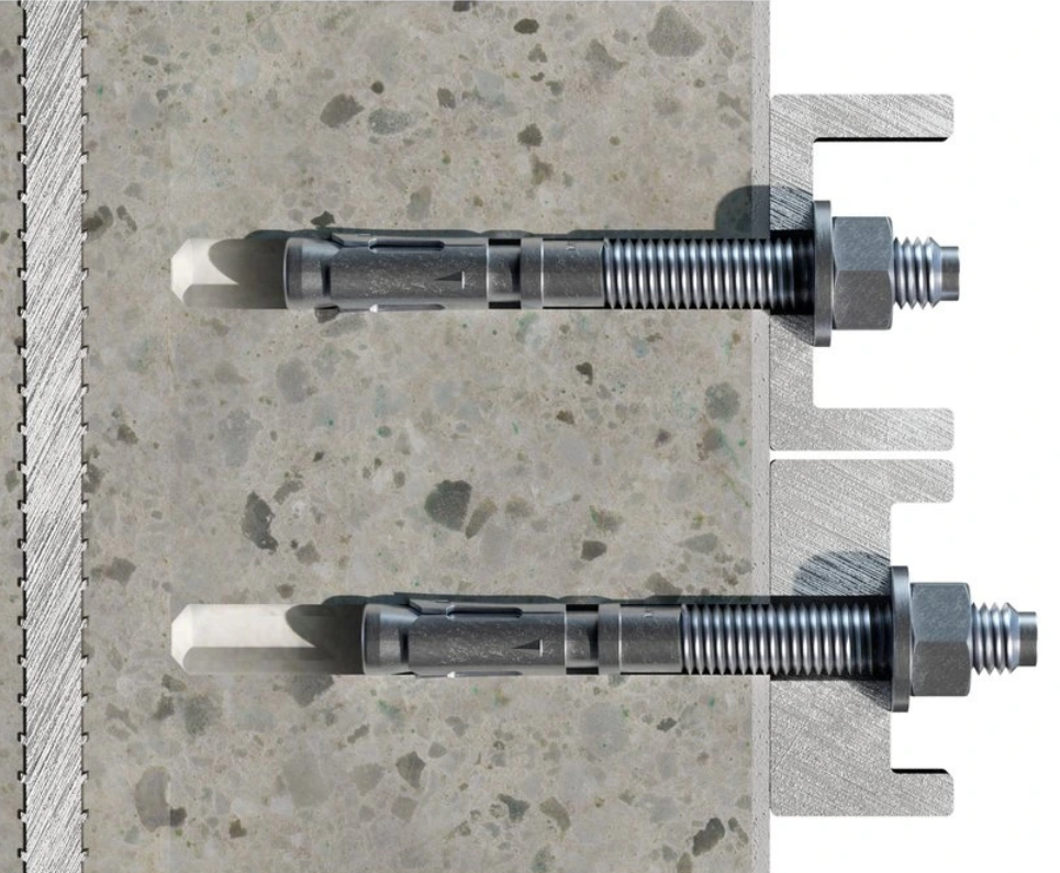 Průvlakové kotvy do betonu