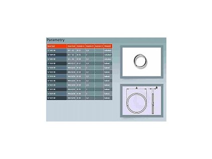 SH 18 klíčový kroužek Ni 500ks