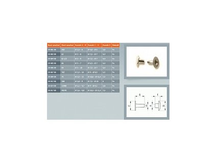 Nýt dutý 75 3,5x13 Ms