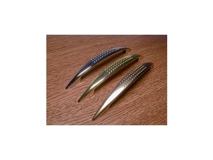 JAMO 128mm úchytka broušená MOSAZ