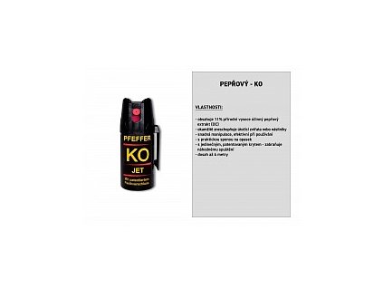 Pepřový-KO JET+ sprej 40 ml, BALLISTOL 24420