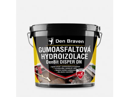 Gumoasfaltová hydroizolace DenBit DISPER DN černá