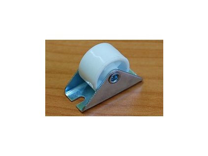 Kolečko DH-24 pevné bílé,výška 28 (002555)