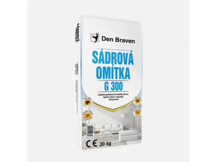 Sádrová omítka G300 bílá