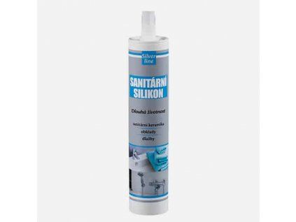 Sanitární silikon Silver line, kartuše 280 ml