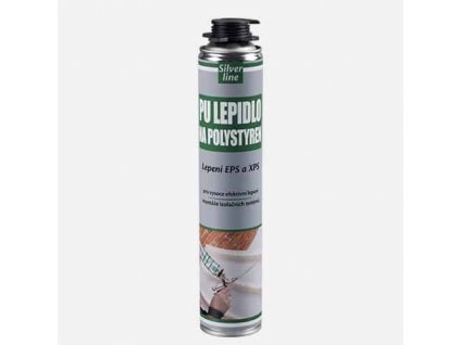 PU lepidlo na polystyren Silver line, pistolová dóza 750 ml, žluté