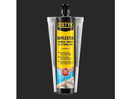 CHEMICKÁ KOTVA VINYLESTER Distyk, kartuše 280 ml, šedá