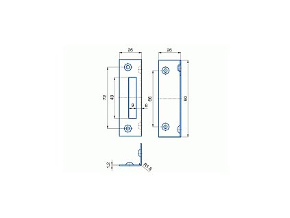 Protiplech 24129 1/1 BZn