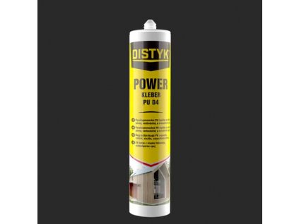 POWER KLEBER PU D4 Distyk, kartuše 300 ml, krémová