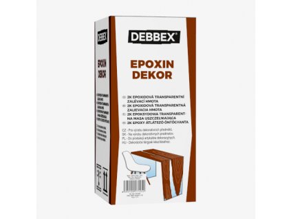 EPOXIN DEKOR – Zalévací hmota, sada plechovek v krabici 4 kg, čirá