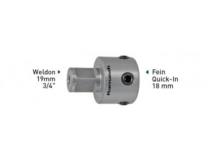 Adaptér Weldon 19mm Quick-IN 1, 18mm