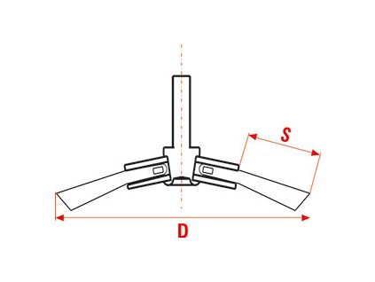 Kónický kartáč copánkový CZ95 G ocel 95 mm