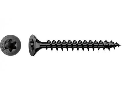 DV005 ppic Spax SCHRAUBE MIT KOPF SCHWARZ TX 0