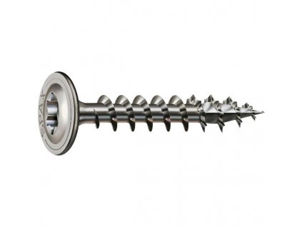 SPAX vrut do dřeva talířová hlava, plný závit TORX nerez A2, s cert.