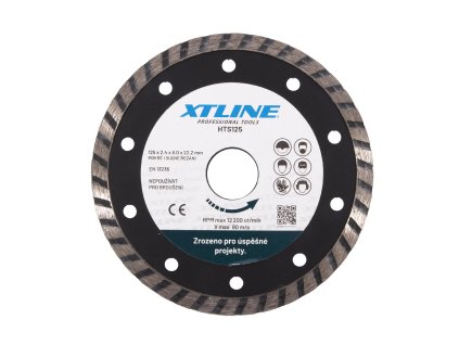 XTLINE Kotouč diamantový turbo | 115x2,2x22,2 mm