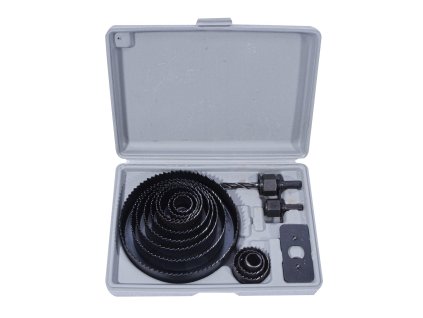 STAVTOOL Sada vykružovacích korunek 16 dílů | 19-127 mm, plastový box