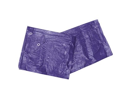 TRITOOLS Zakrývací plachta PE s oky modrá 70g/m2 | 4x6 m