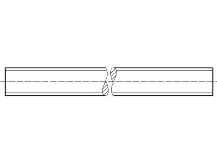 DIN 975 závitová tyč 1M pev. 8.8  žárový pozink