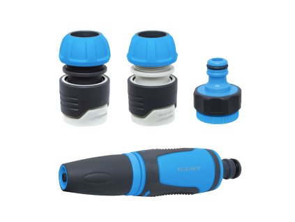 AQUACRAFT Rozstřikovač soft-touch + spojky 1/2" + adaptér 3/4"-1/2"