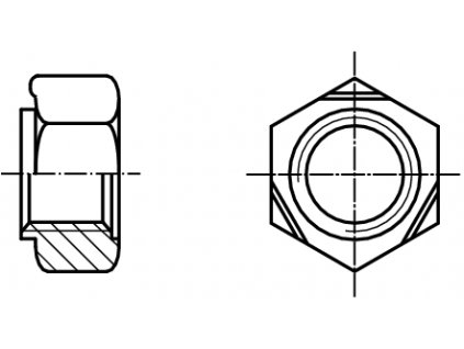 DIN 929 matice přivařovací šestihranná nerez A2