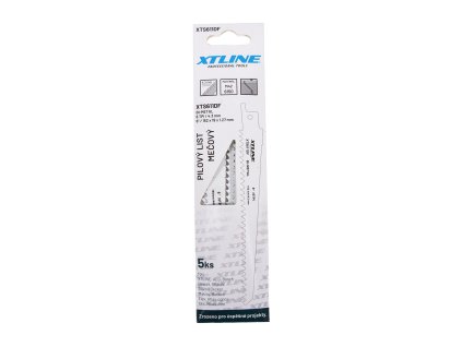 XTLINE Pilové plátky mečové HCS | 152x19x1,27 mm, 6 Tpi (1bal/5ks)